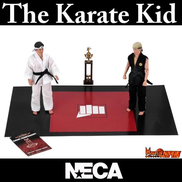 THE KARATE KID Pack 2 Figurines Retro Tournament Neca