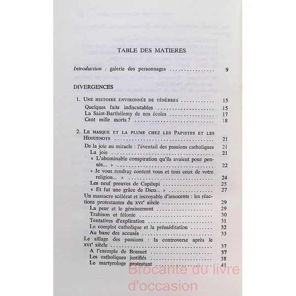 Tocsin pour un massacre. La saison des Saint-Barthélémy.