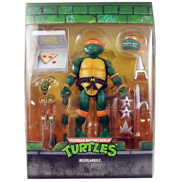 TORTUES NINJA Figurine Ultimates Michelangelo Super7