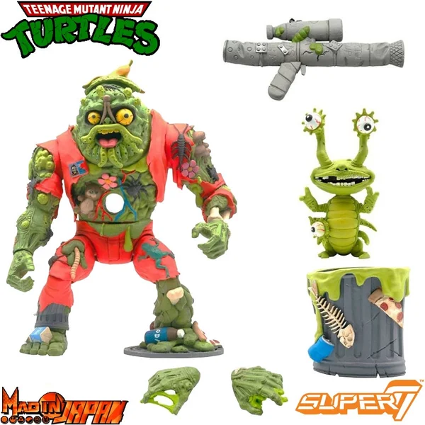 TORTUES NINJA Figurine Ultimates Muckman & Joe Eyeball Super7