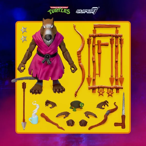 TORTUES NINJA Figurine Ultimates Splinter Super7