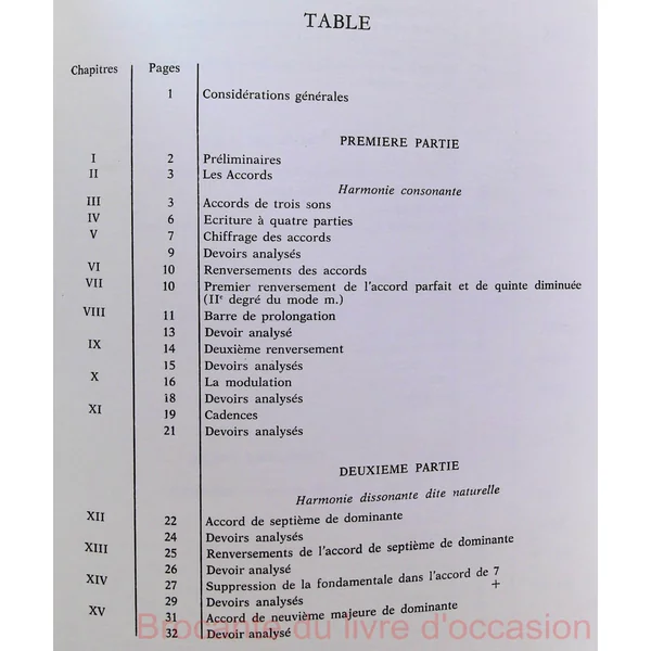 Traité d'analyse harmonique-