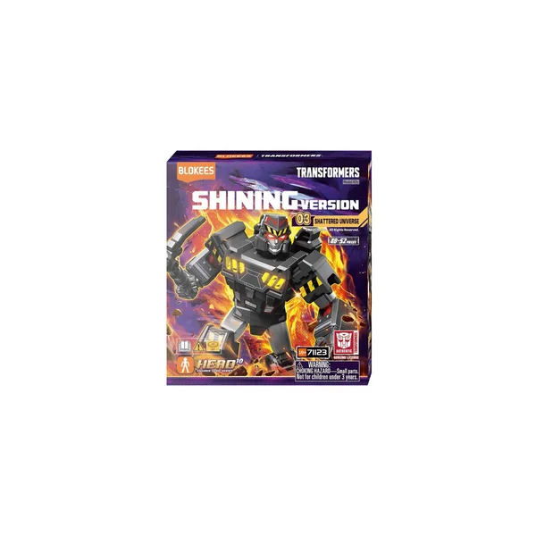Transformers - Blokees Shining Version 03 Shattered Universe 6 pièces