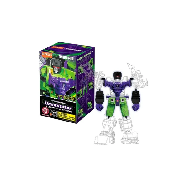 TRANSFORMERS -Devastator Comb. Acc. - Model Kit Defender Vers. Blokees