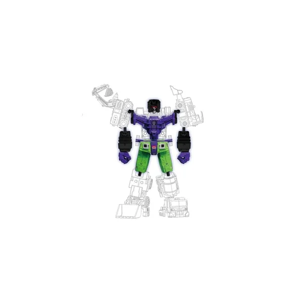 TRANSFORMERS -Devastator Comb. Acc. - Model Kit Defender Vers. Blokees