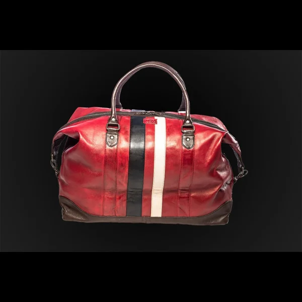 Très Grand Sac Cuir 24h Le Mans - Rouge 26062