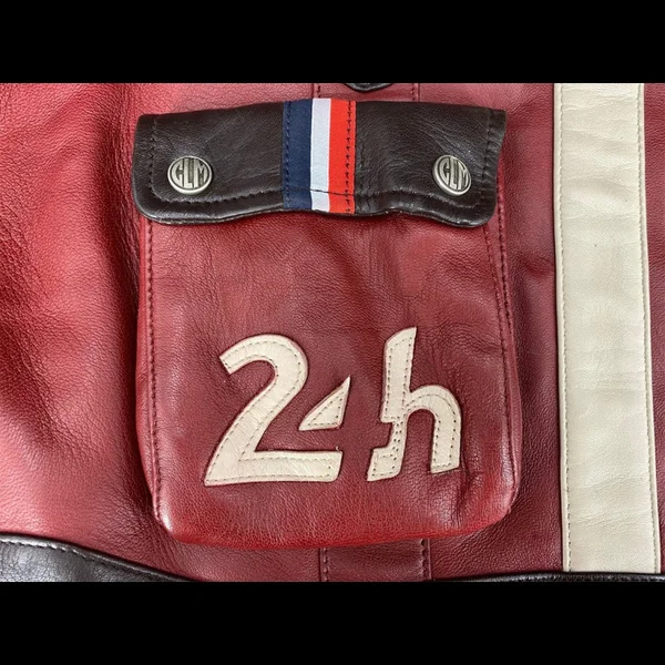 Très Grand Sac Cuir 24h Le Mans - Rouge 26062