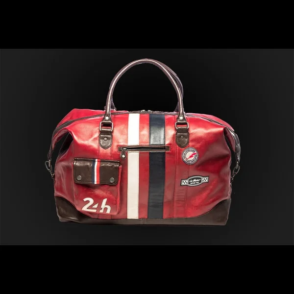 Très Grand Sac Cuir 24h Le Mans - Rouge 26062