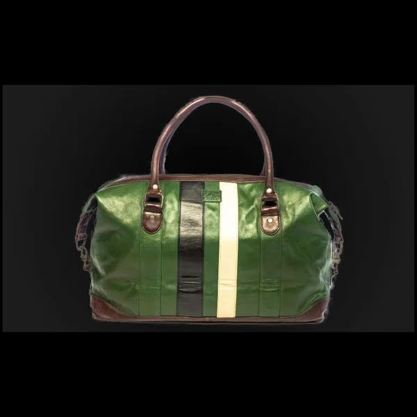 Très Grand Sac Cuir 24h Le Mans - Vert 26062