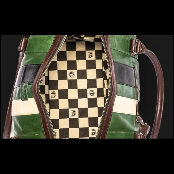 Très Grand Sac Cuir 24h Le Mans - Vert 26062