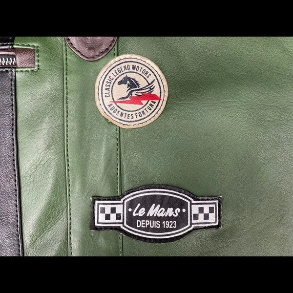 Très Grand Sac Cuir 24h Le Mans - Vert 26062