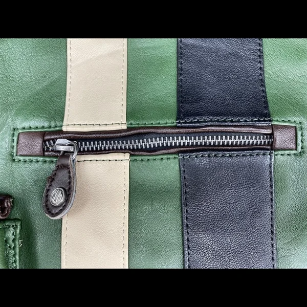 Très Grand Sac Cuir 24h Le Mans - Vert 26062