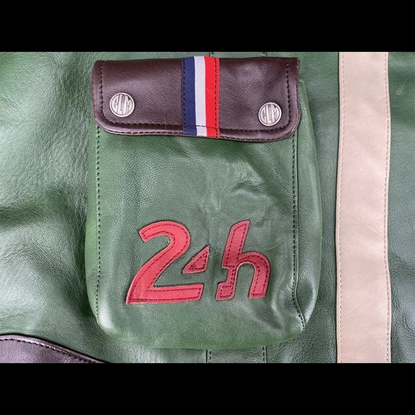 Très Grand Sac Cuir 24h Le Mans - Vert 26062