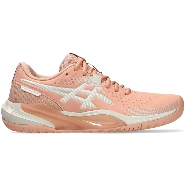 T-Shirt Asics Court Graphic Femme Blanc / Orange
