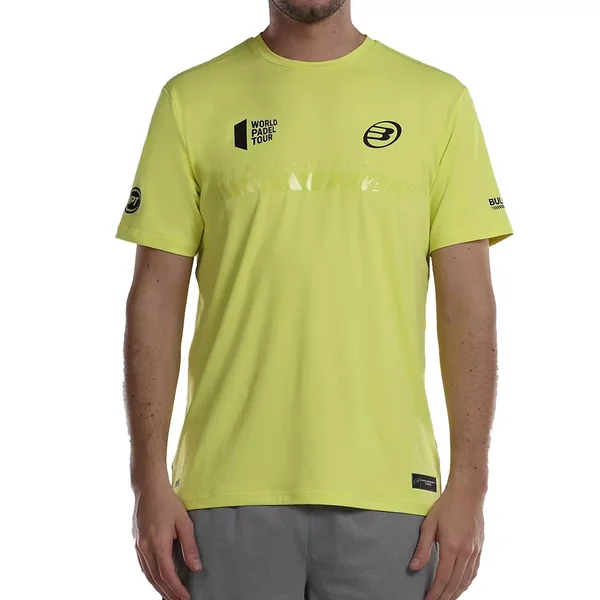 T-shirt Bullpadel Ligio Jaune