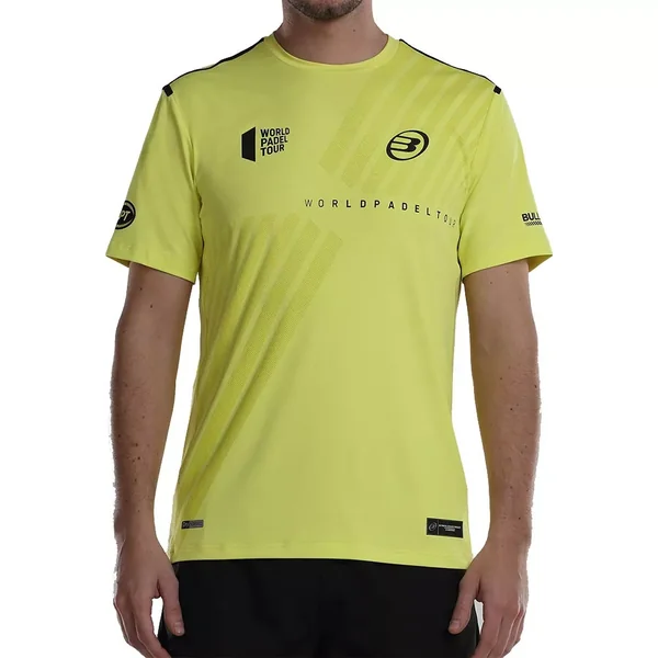 T-shirt Bullpadel Logro Jaune