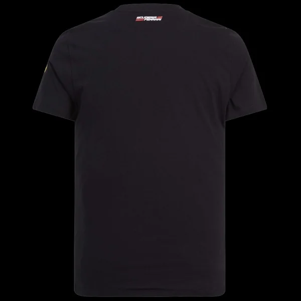 T-shirt Ferrari Graphique Mono Shield Noir - Homme