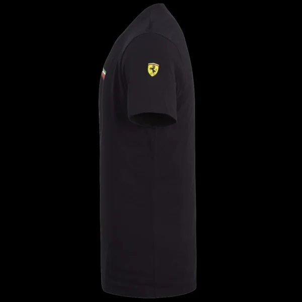 T-shirt Ferrari Graphique Mono Shield Noir - Homme