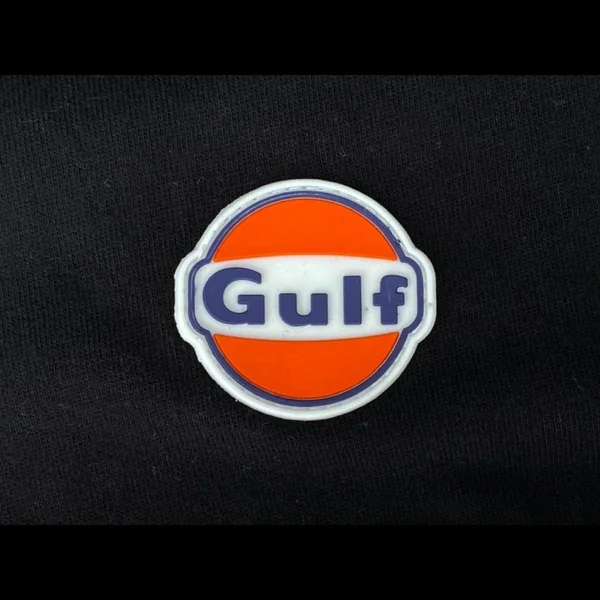 T-shirt Gulf Tricolore Premium Noir / Orange / Gris - homme