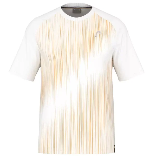T-Shirt Head Performance Jaune / Blanc