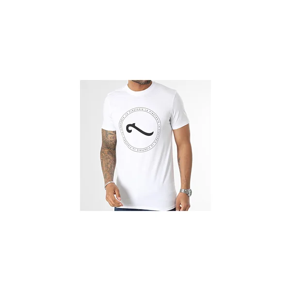 T-Shirt La piraterie Circle blanc