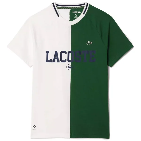 T-Shirt Lacoste Sport x Daniil Medvedev Blanc / Vert