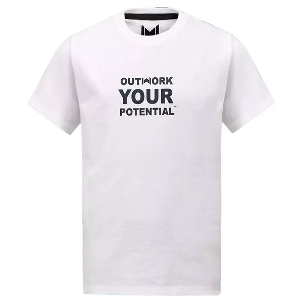 T-shirt Mouratoglou Graphique Garçon Blanc