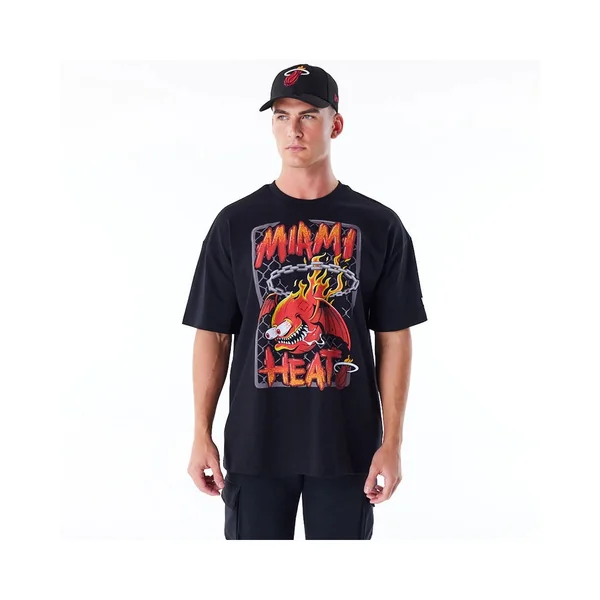 T-Shirt New era Miami Heat NBA Graphic