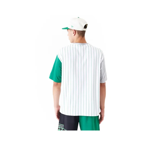 T-Shirt New era Oversized NBA Half Pinstripe Boston Celtics