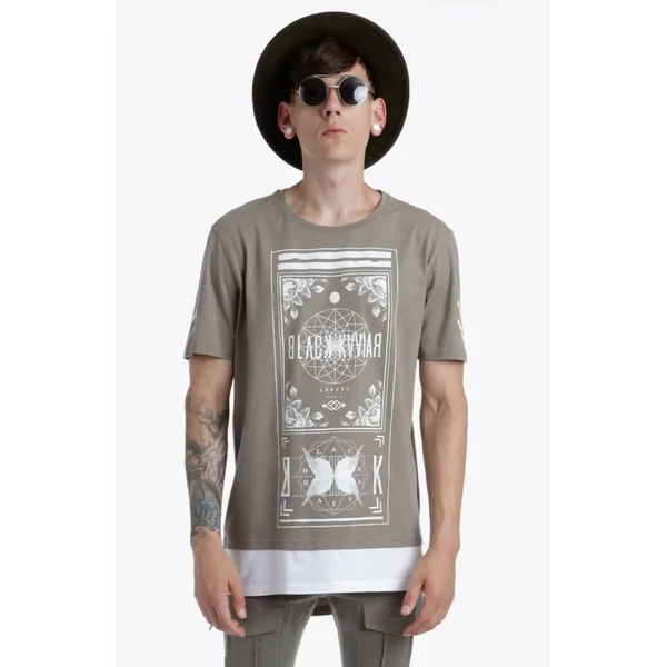T-shirt oversize Black Kaviar Gream Kaki