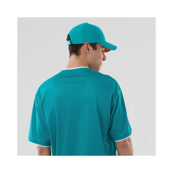 T-shirt Oversize en Mesh Miami Dolphins NFL Turquoise
