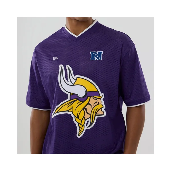 T-shirt Oversize en Mesh Minnesota Vikings NFL Violet