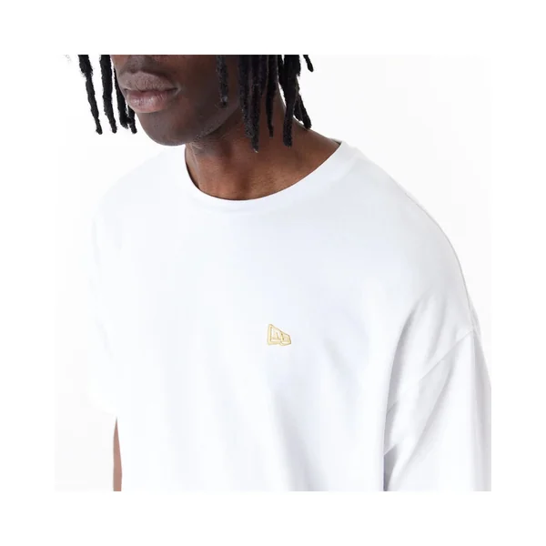 T-shirt Oversize New Era Sticker Blanc
