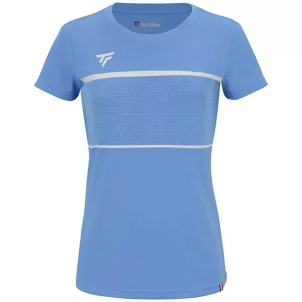 T-Shirt Tecnifibre Team Tech Fille Bleu clair