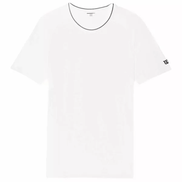 T-Shirt Wilson Team Seamless Crew Blanc