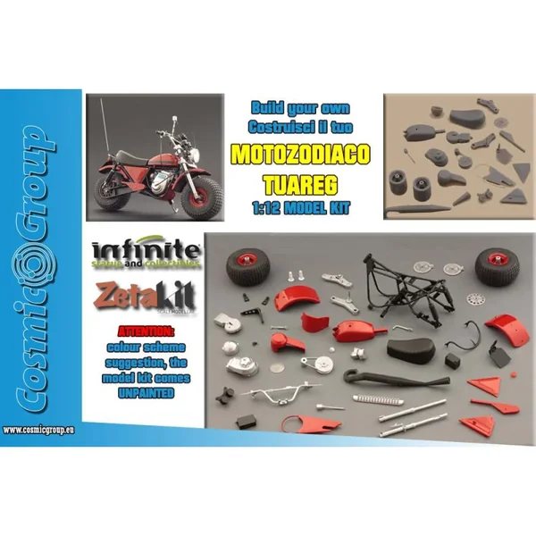TUAREG MOTO ZODIACO MODEL KIT 1/12