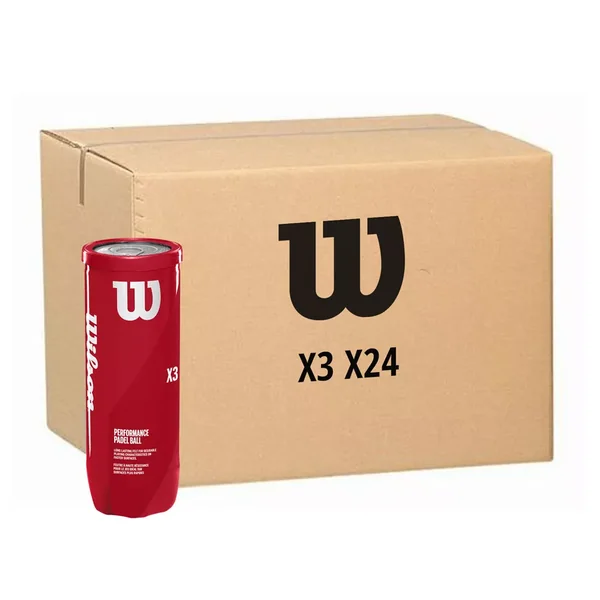 Tube de 3 balles Wilson Padel X3