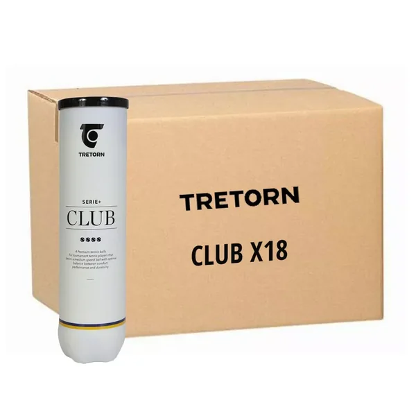 Tube de 4 balles Tretorn Serie+ Club