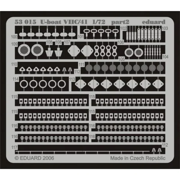 U-boot VIIC/41 (pour maquettes Revell)
