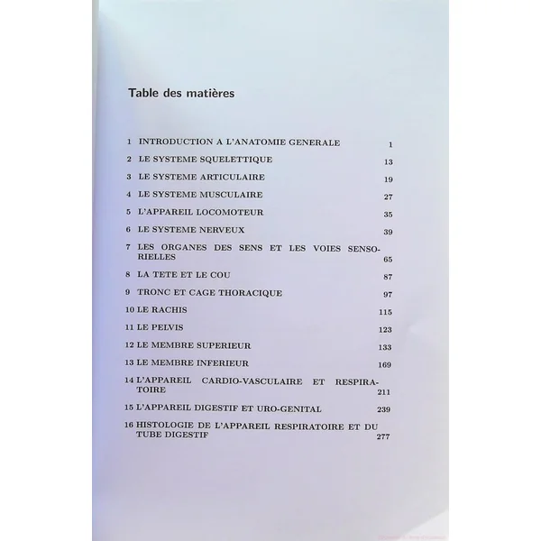 UE5 - Anatomie - 1000 Qcm