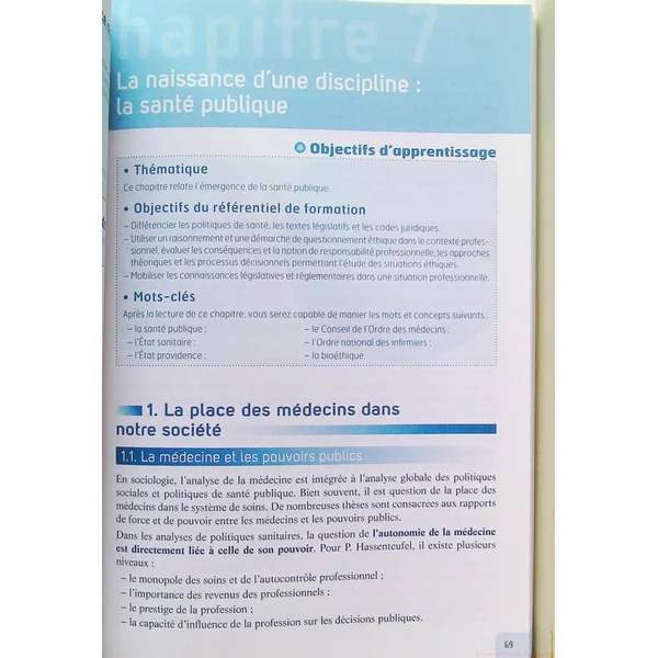 UE 1.3 - Législation, éthique, déontologie - Semestres 1 à 4