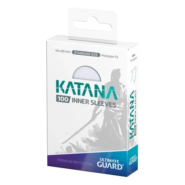 Ultimate Guard 100 Katana Inner Sleeves taille standard Transparent