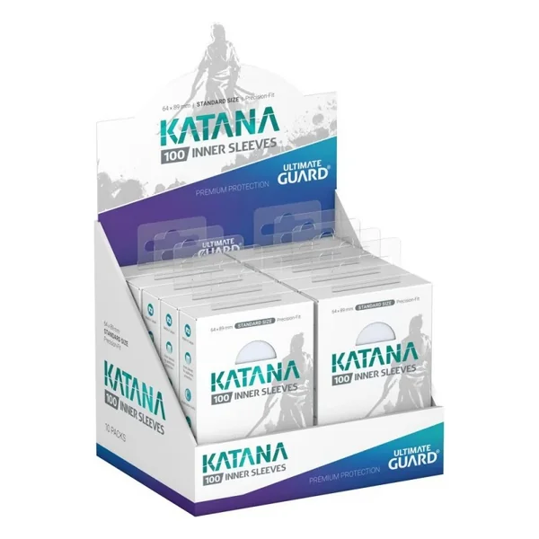 Ultimate Guard 100 Katana Inner Sleeves taille standard Transparent