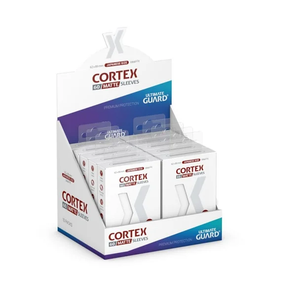 Ultimate Guard 60 pochettes Cortex Sleeves format japonais Blanc Mat