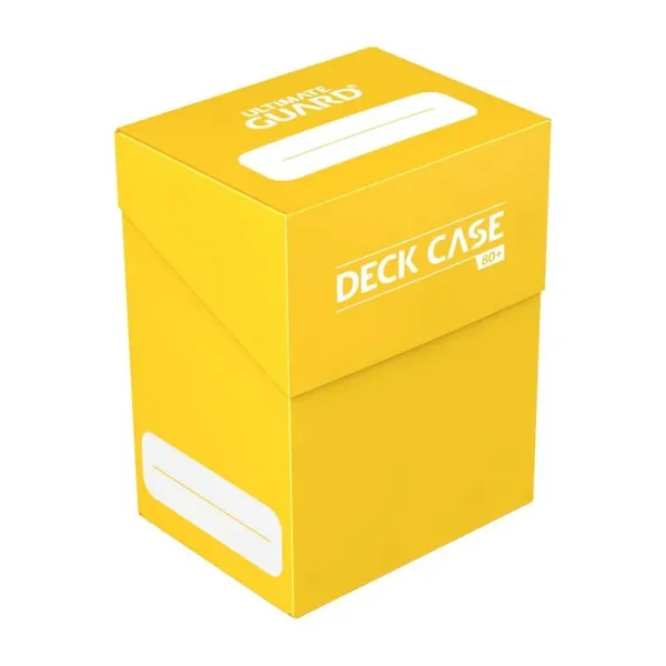 Ultimate Guard boîte pour cartes Deck Case 80+ taille standard Jaune