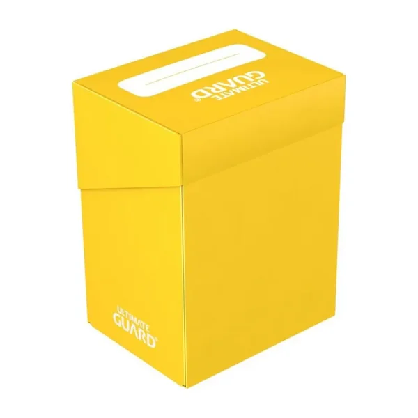 Ultimate Guard boîte pour cartes Deck Case 80+ taille standard Jaune