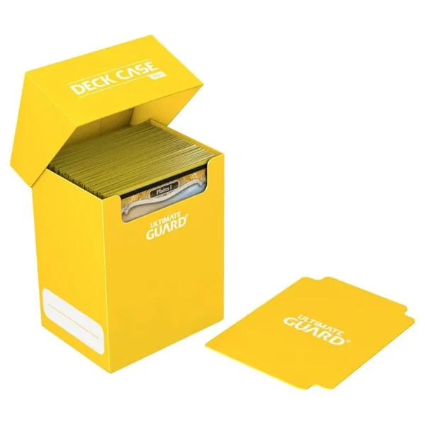 Ultimate Guard boîte pour cartes Deck Case 80+ taille standard Jaune