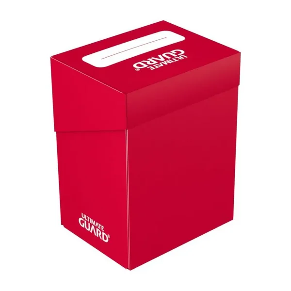 Ultimate Guard boîte pour cartes Deck Case 80+ taille standard Rouge