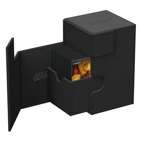 Ultimate Guard Flip`n`Tray 100+ XenoSkin Monocolor Noir