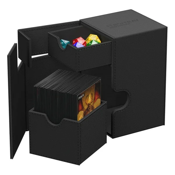 Ultimate Guard Flip`n`Tray 100+ XenoSkin Monocolor Noir